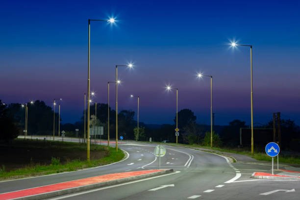 architecture, night streets